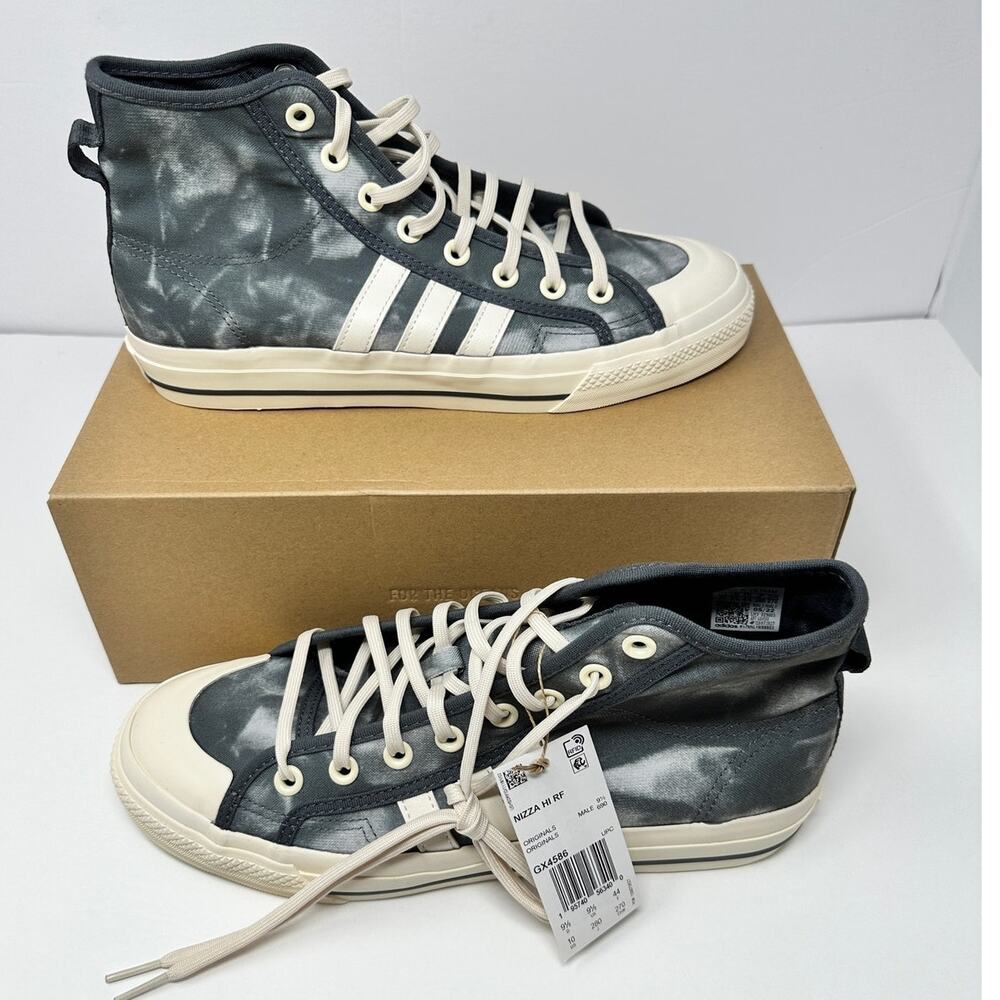 adidas NIZZA HI RF Sneakers Men’s 11 Gray Four / Wonder White Shoes